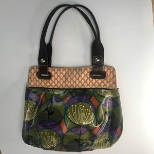 Fossil Key Per Large Multicolor Floral Handbag